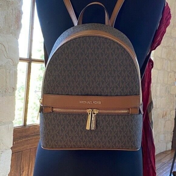 MICHAEL KORS MD KENLY SIGNATURE BACKPACK&WALLET - Picture 11 of 12